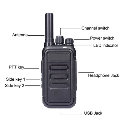 WKTK Handheld VHF UHF Radio Long Range Intercom System for Restaurants Management