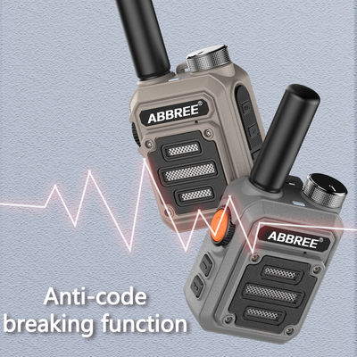 ABBREE AR-63 Wireless Walkie talkie for Hunting Color Camo/Brown Talk Range 3km-10km