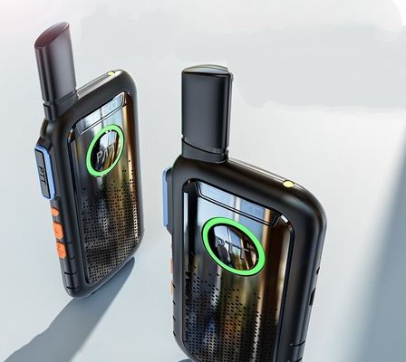 Commercial Black Mini Thin Outdoor Walkie Talkie Portable Lightweight 1.7*13.5*5.4CM