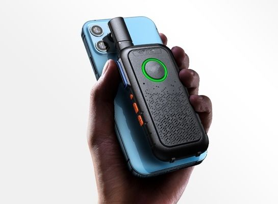 Commercial Black Mini Thin Outdoor Walkie Talkie Portable Lightweight 1.7*13.5*5.4CM