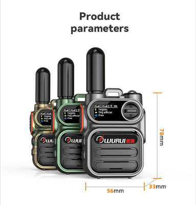 4G Wireless Mini Walkie Talkie for  Long-Distance Satellite Communication