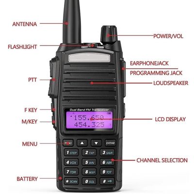 Long Range Zello Walkie Talkie BF-8201 Uhf Radio Transceiver for Professional Hiking