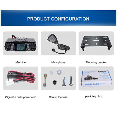 100W High Power Car Station VHF KT-780 Plus Car Mobile Radio Single Band Transceiver