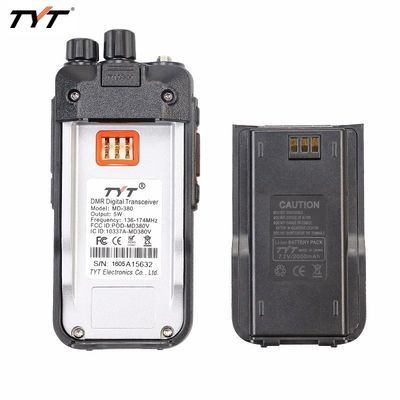 UHF VHF Handheld Walkie Talkie 1000 Channel GPS IP67 Waterproof Dual Band Digital Radios