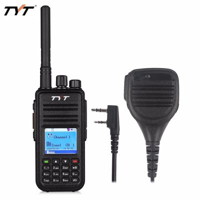 UHF VHF Handheld Walkie Talkie 1000 Channel GPS IP67 Waterproof Dual Band Digital Radios
