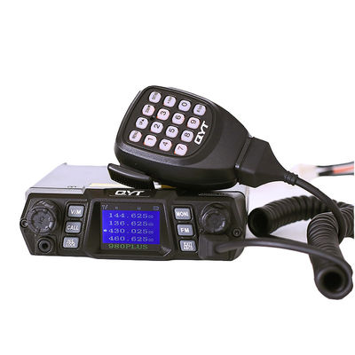 QYT KT-980plus Car Mobile Radio VHF 75W UHF 15-30km Walkie Talkie for Vehicle Mouted