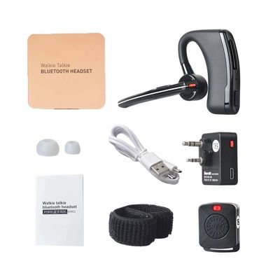 PTT Mic Headset for BAOFENG Walkie Talkie Noise Cancelling and Others Wireless Headset