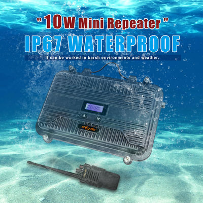 Marine Car Radio Full Duplex Two Way Radio Repeater LCD Mini UHF or VHF 10W Customizable