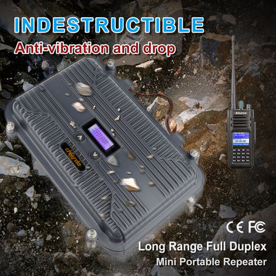 Marine Car Radio Full Duplex Two Way Radio Repeater LCD Mini UHF or VHF 10W Customizable