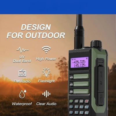 UHF USB Charger Vox PC Programming Wireless Walkie Talkie for Hiking and Mountaineering