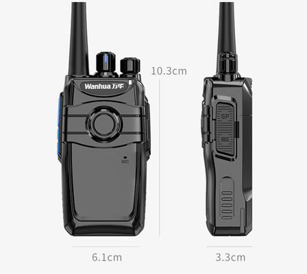 Professional Walkie Talkie Dual Band Earpiece Headset with PTT Mic Output Power 3W