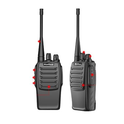 Hotel Wanhua WH27E Walkie Talkie Customizable 170*60*35MM Professional Long Range UHF