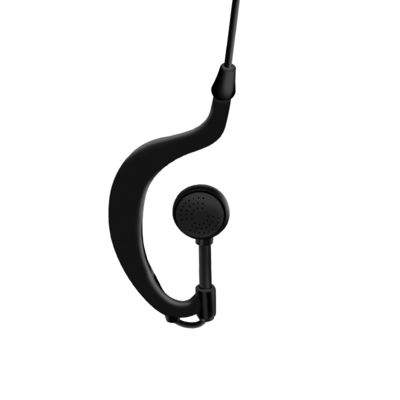 Wired Intercom Earphone Walkie Talkie Headset Radio Earpiece Headset 110±3dB Sensitivity