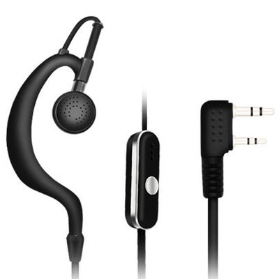 Wired Intercom Earphone Walkie Talkie Headset Radio Earpiece Headset 110±3dB Sensitivity