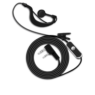 Wired Intercom Earphone Walkie Talkie Headset Radio Earpiece Headset 110±3dB Sensitivity
