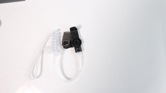 Black Microphone Noise Cancelling Earbuds for 3.5mm Connectors Walkie Talkie Headset