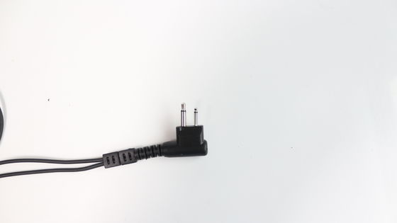 Black Microphone Noise Cancelling Earbuds for 3.5mm Connectors Walkie Talkie Headset