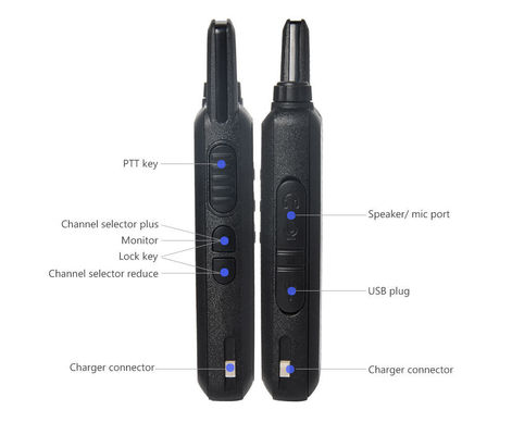 VTC201 Dual Mode Walkie Talkie 2W UHF/VHF Radio for Long Distance Communication Needs
