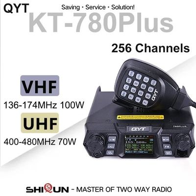 25KHz Channel Spacing 100W VHF Mobile Radio Base Station KT-780 Plus for Walkie Talkie