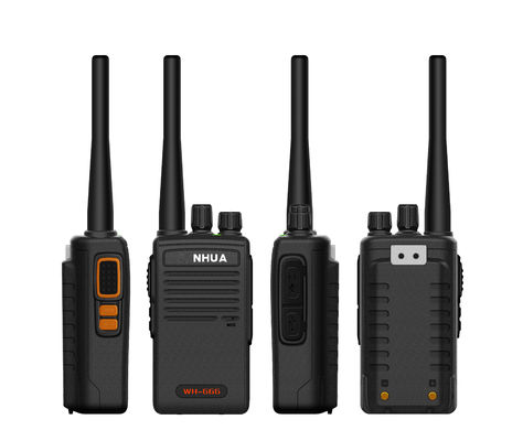 UHF VHF dual band Handheld walkie talkie for DMR Professional and 10km network coverage