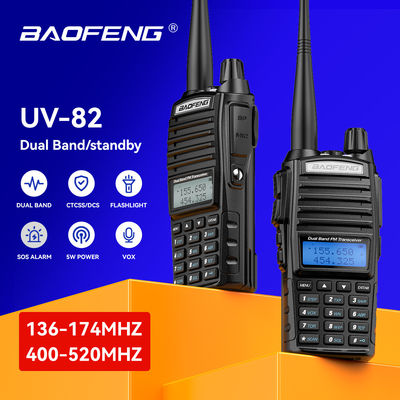 Baofeng UV-82 Walkie Talkie VHF UHF Frequency Type for PTT Communication in Pakistan