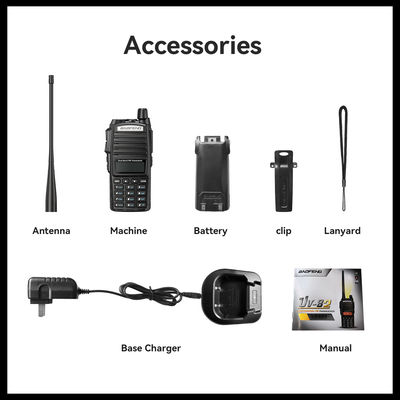 Baofeng UV-82 Walkie Talkie VHF UHF Frequency Type for PTT Communication in Pakistan