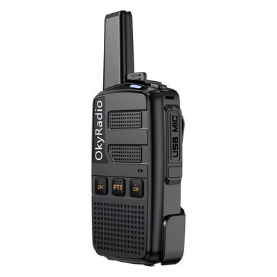 5W Portable Two Way Radios in Black Colour with Rechargeable Battery and USB Charger