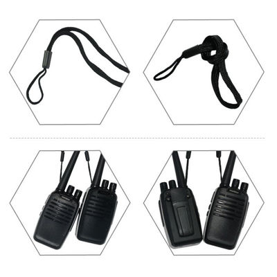 Portable Two-Way Walkie Talkie Radio Accessories Black Lanyard with Wanhua Lanyard Rope