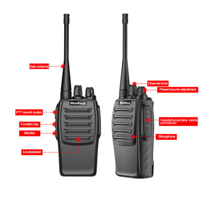 Universal Intercom Wanhua WH27E Walkie Talkie 16 Channels for Versatile Communication