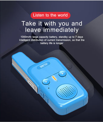Economy Handheld Two Way Radio Wireless UHF 400-470MHz Walkie Talkie with 3.7V Voltage