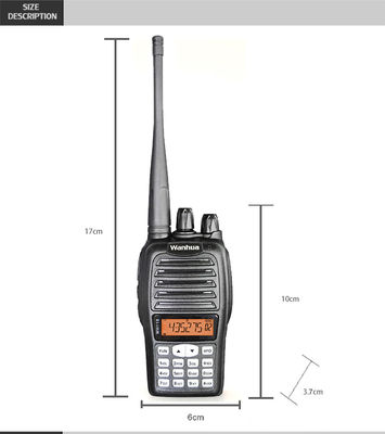 OEM Customize Walkie Talkie Type 4G POC WH118 Digital Radio Black UHF VHF Professional