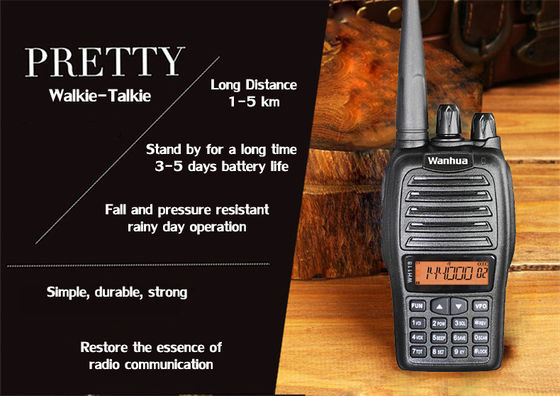 OEM Customize Walkie Talkie Type 4G POC WH118 Digital Radio Black UHF VHF Professional