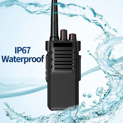Fashion Handheld Radio Walkietalkie VHF UHF Analog Intercoms 10W Walkie Talkies IPX7