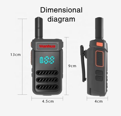 G68 Two Way Radios Walkie Talkies with 2W/0.5W Output Power and Long Distance Antenna