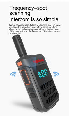 G68 Two Way Radios Walkie Talkies with 2W/0.5W Output Power and Long Distance Antenna