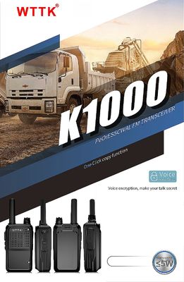 WKTK K1000 UHF Dual Band Long Range Walkie Talkie Ham Two Way Radio