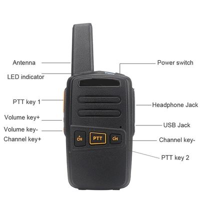 16 Channels Storage Cost Competitive VHF UHF Walkie Talkie for Hiking and Restaurant