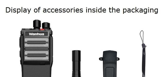 Powered Handheld Walkie-Talkies WANHUA HTD502 with 0-5km Talk Range