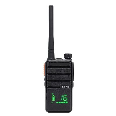 Mini Two Channel Scanning Walkie Talkie Set ET-66 for Long Distance Communication