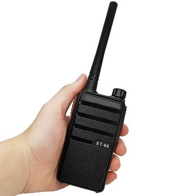 Mini Two Channel Scanning Walkie Talkie Set ET-66 for Long Distance Communication