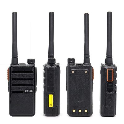 Mini Two Channel Scanning Walkie Talkie Set ET-66 for Long Distance Communication