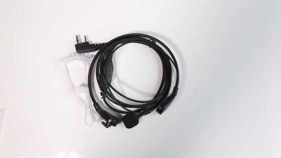 Microphone Earphone for Icom Two Way Radios Walkie-talkie Air Tube Wireless Delay Time