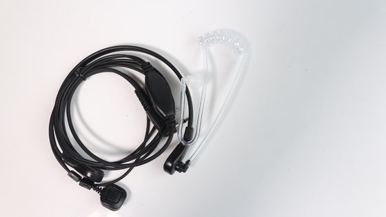 Microphone Earphone for Icom Two Way Radios Walkie-talkie Air Tube Wireless Delay Time