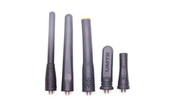 Black 2w UHF VHF Fm Walkie Talkie Rubber Antenna for Long Distance Communication