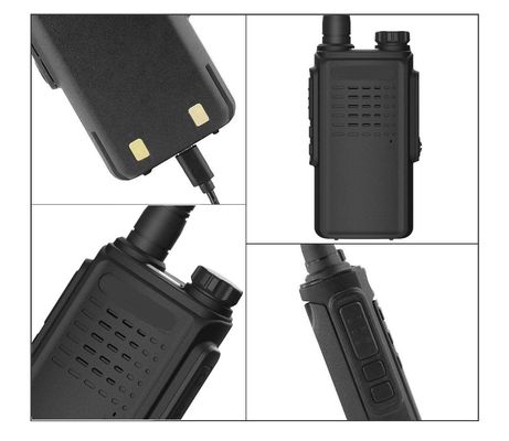 Handheld Terminal Style 5W Dual Band UHF Ham Walkie Talkie for Intercoms Communication