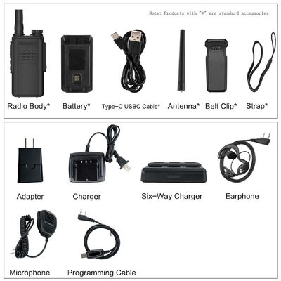 Handheld Terminal Style 5W Dual Band UHF Ham Walkie Talkie for Intercoms Communication