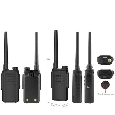 Handheld Terminal Style 5W Dual Band UHF Ham Walkie Talkie for Intercoms Communication