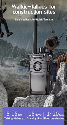 Handheld Walkie Talkie Intercom System for Bank Counter 103*61*33MM 16 Storage Channels