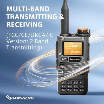 VHF UHF Quansheng UV-K58 Dual Band Walkie Talkie Two Way Radio with 200 Storage Channels