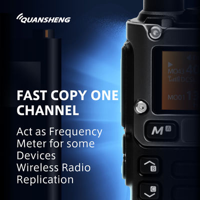 VHF UHF Quansheng UV-K58 Dual Band Walkie Talkie Two Way Radio with 200 Storage Channels